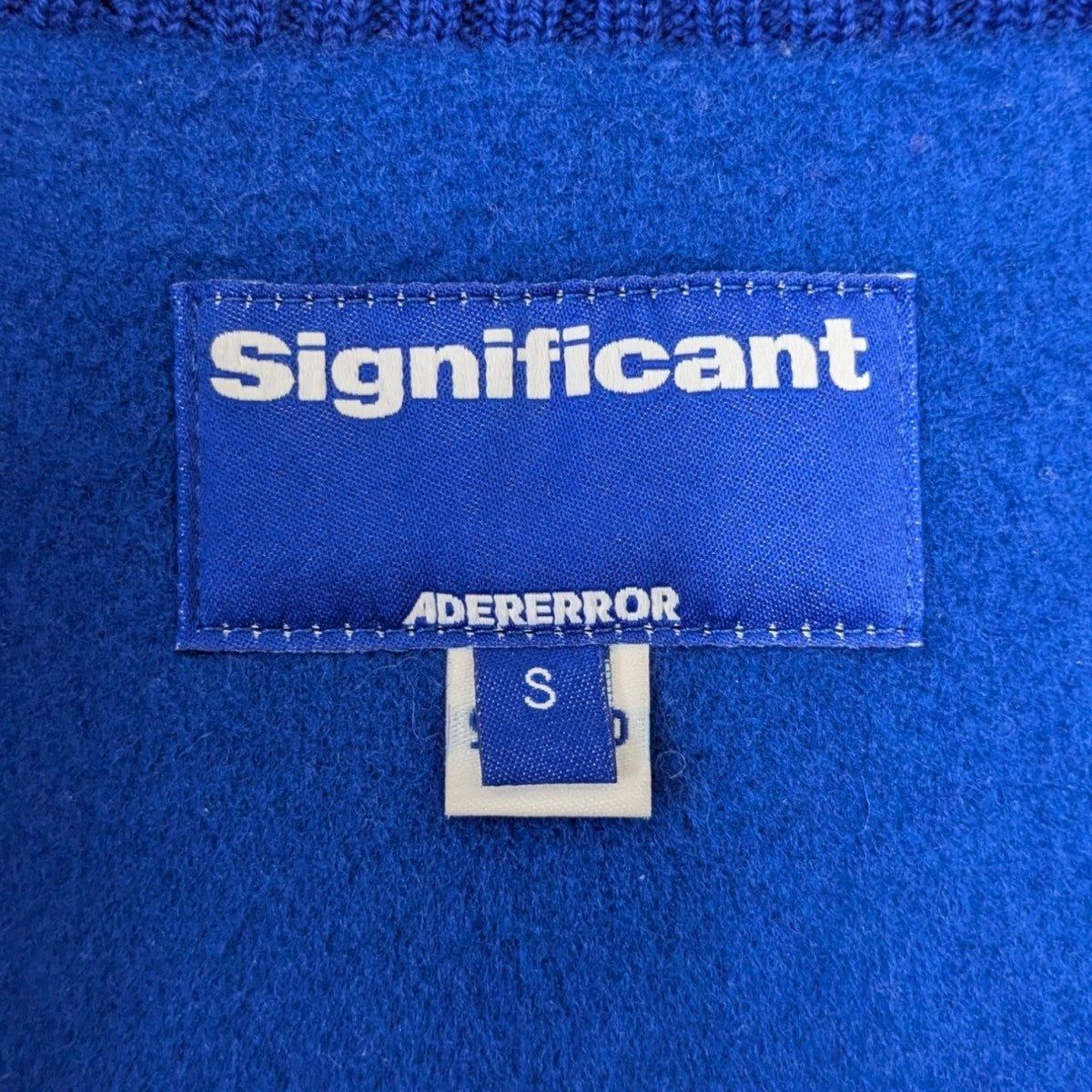 ADER error varsity jacket blue バーシティジャケット 古着・中古-6枚目のアイテム画像