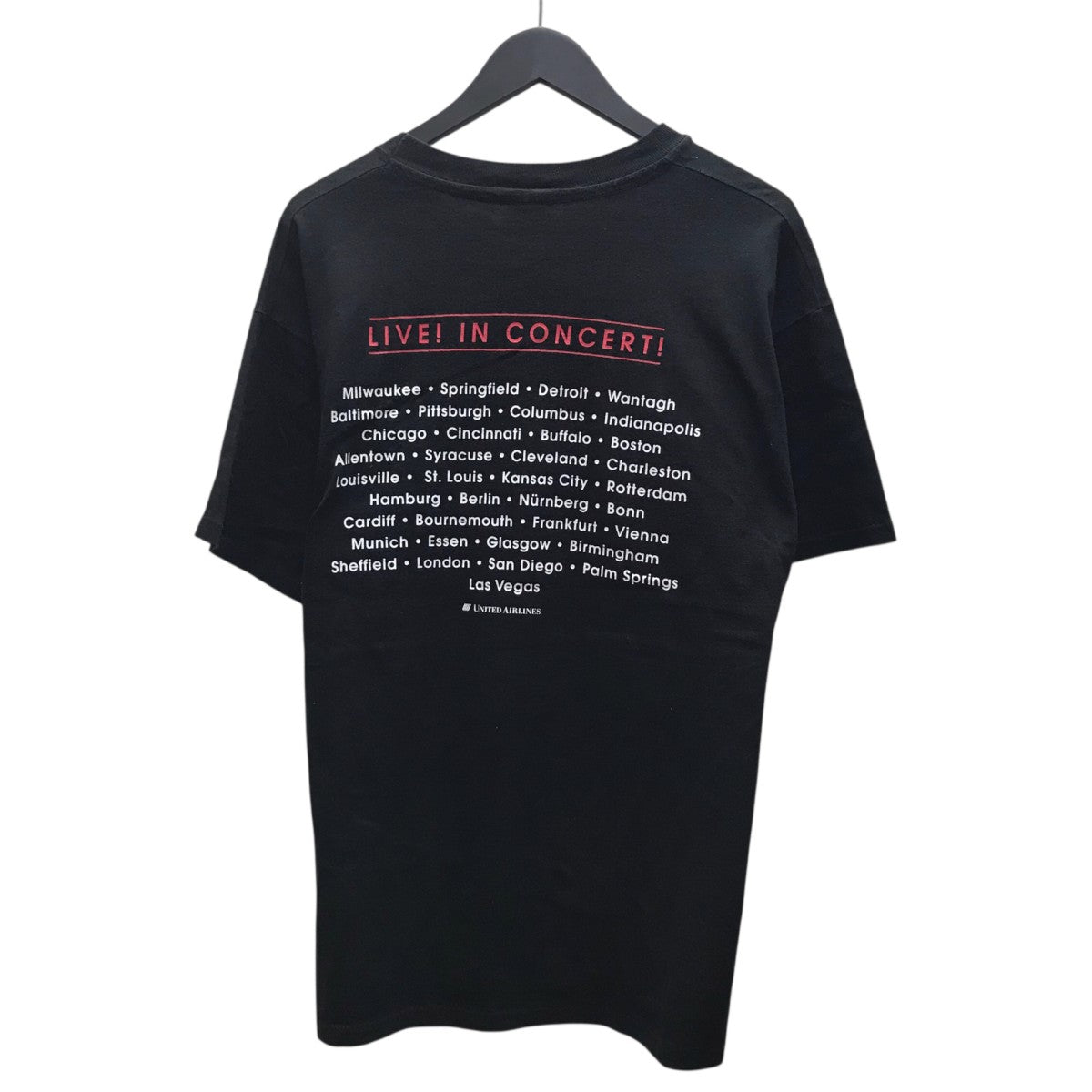LIVE IN CONCERTプリントTシャツ