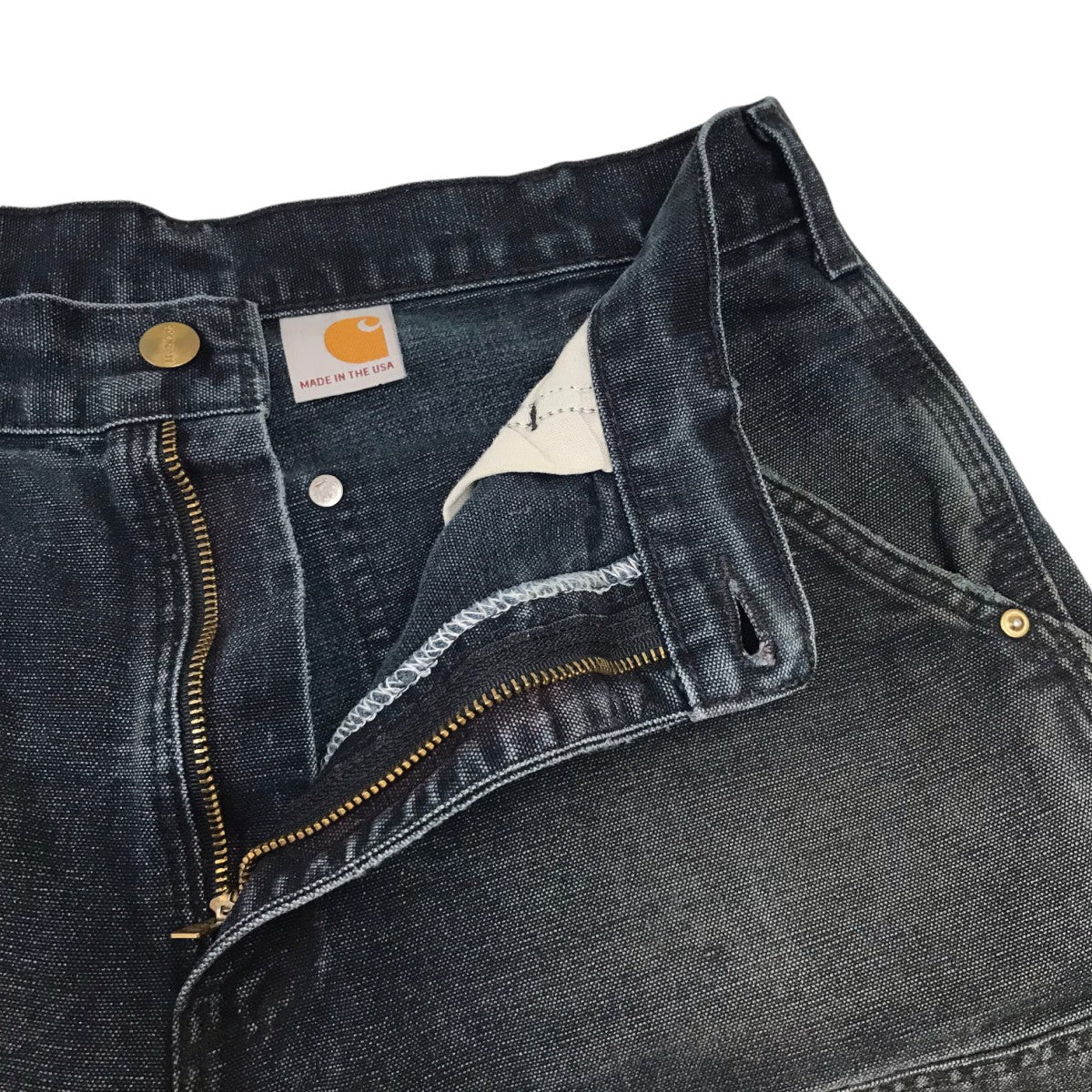 CarHartt(カーハート) ダブルニーペインターパンツ B01-BLK ブラック