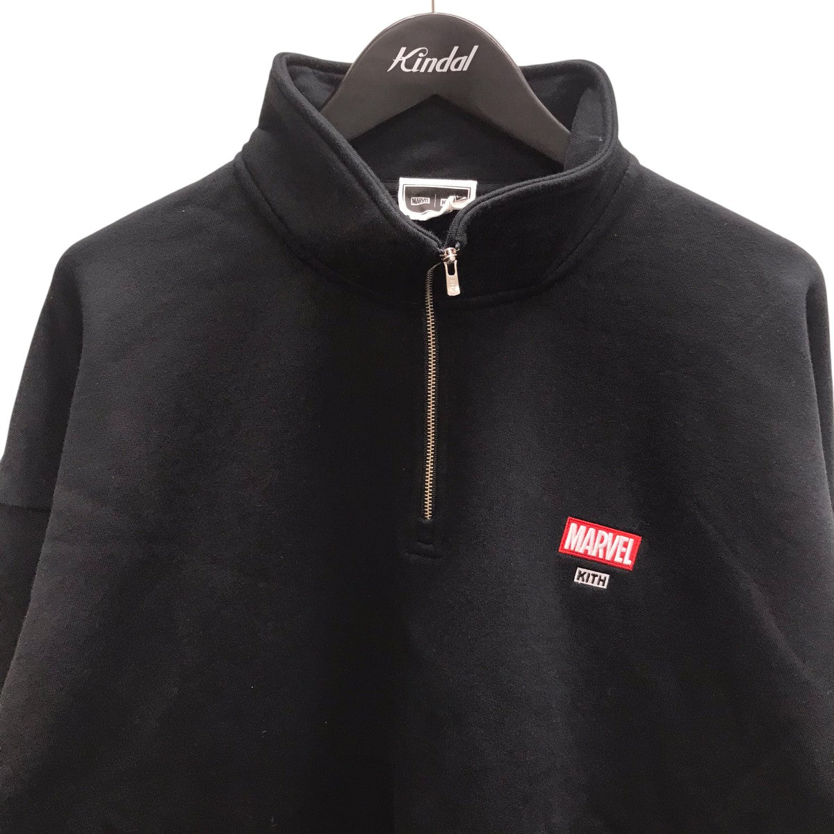 KITH×MARVEL Wolverine Nelson Quarter ZIp ハーフジップスウェット 25