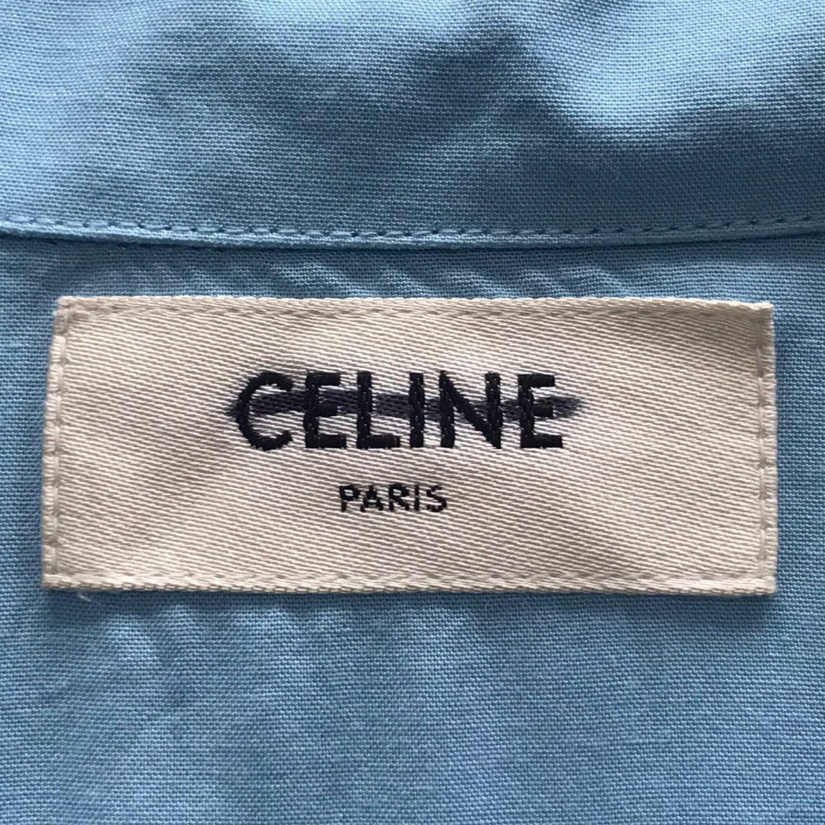 ルーズボーリングシャツ ロゴ刺繍 半袖シャツ ブ