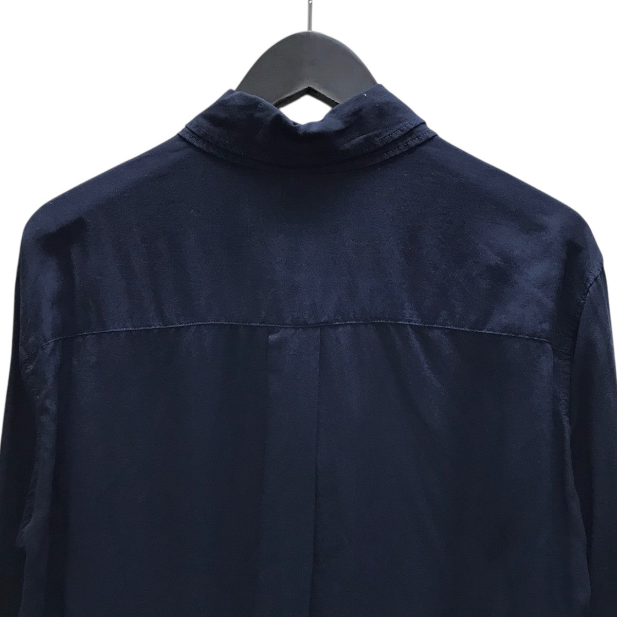 ロングスリーブアシンメトリーダブルカラーシャツ