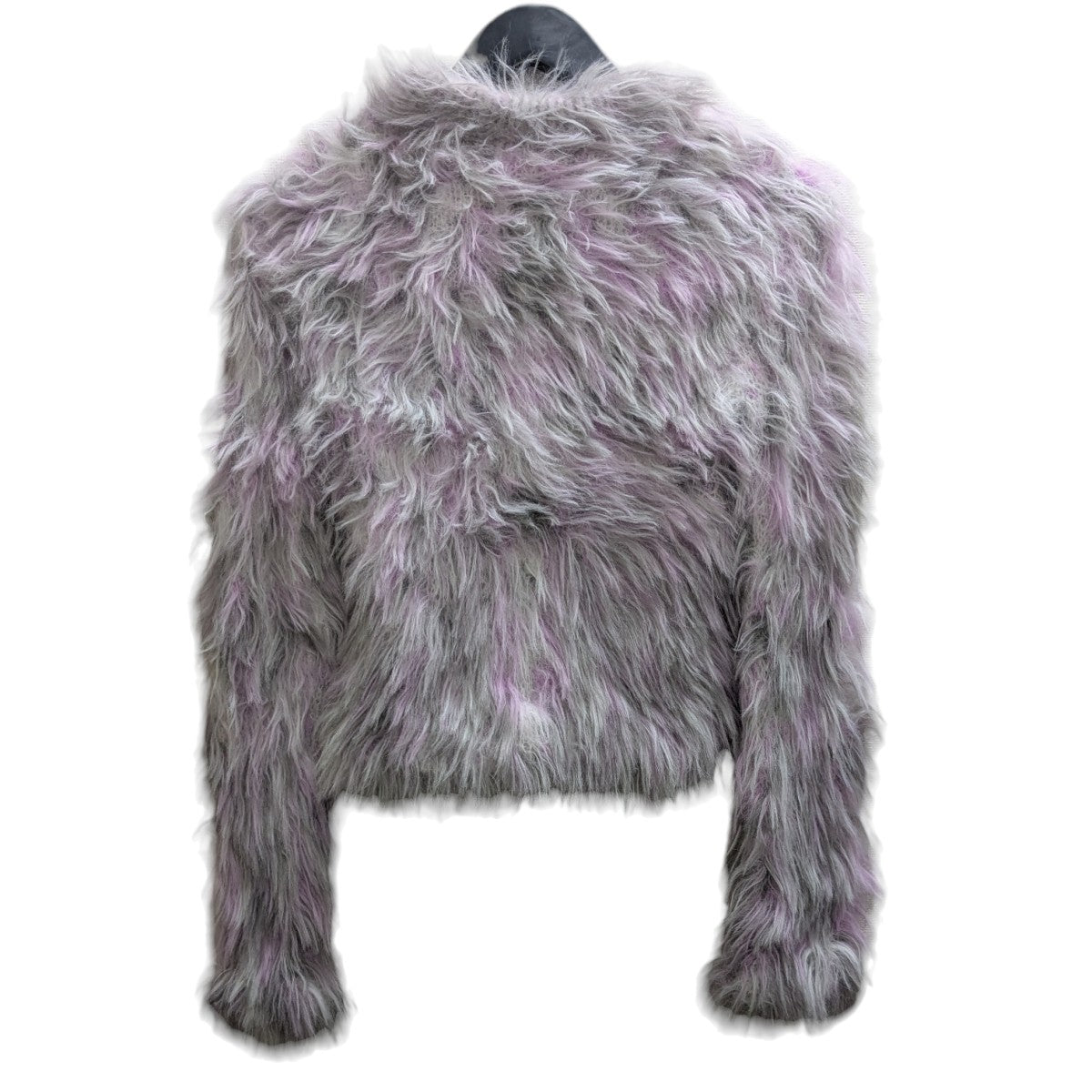 「Lavender M-Annika Fuzzy Knit Sweater」 ショート丈ニット