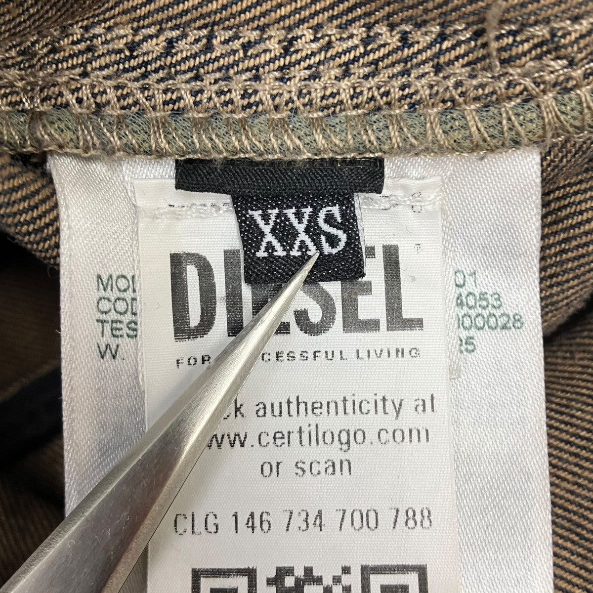 DIESEL Dress in fluid denim デニムドレス D-SUSAN-S 古着・中古-6枚目のアイテム画像
