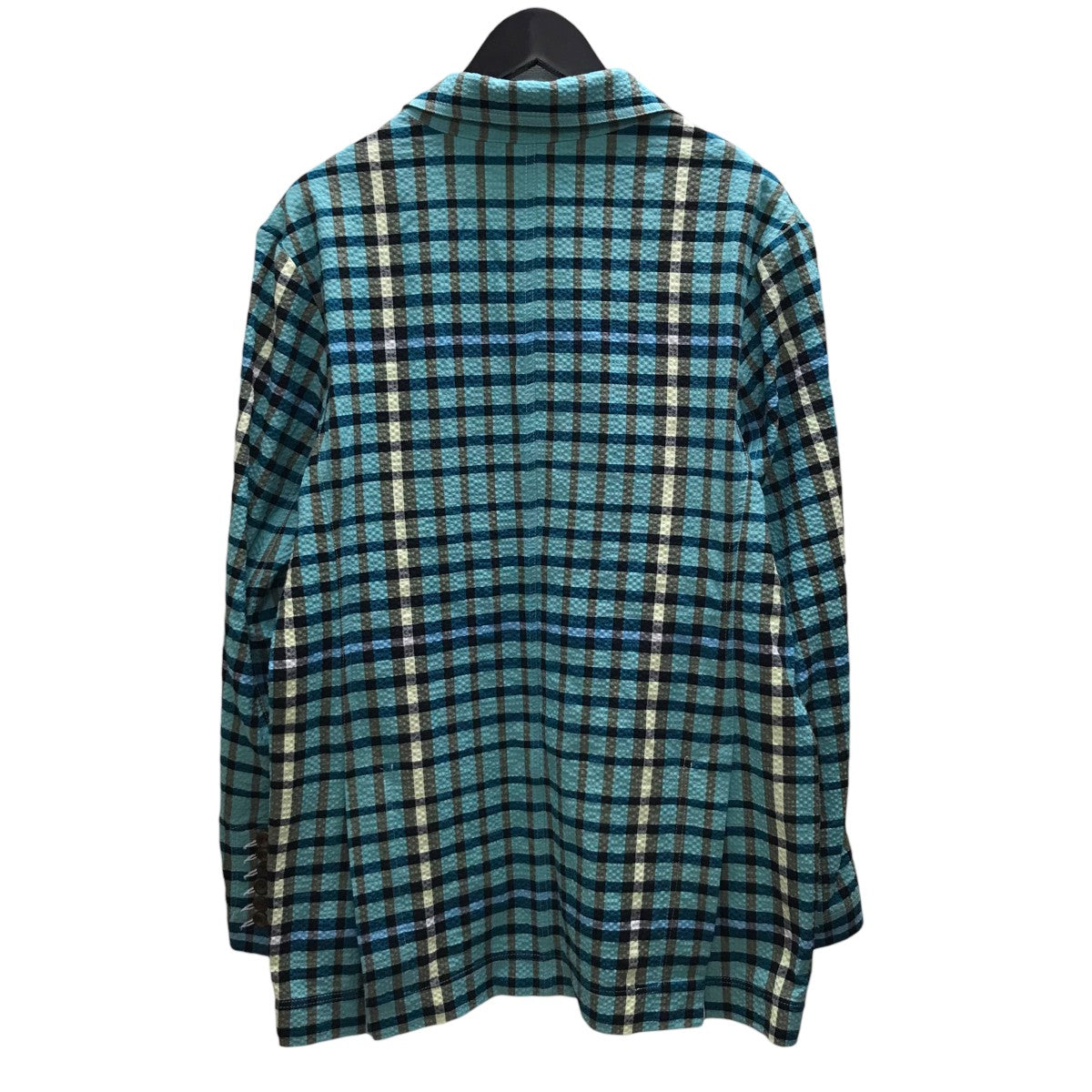 CHARLES JEFFREY LOVERBOY チェックテーラードジャケット 古着・中古-2枚目のアイテム画像