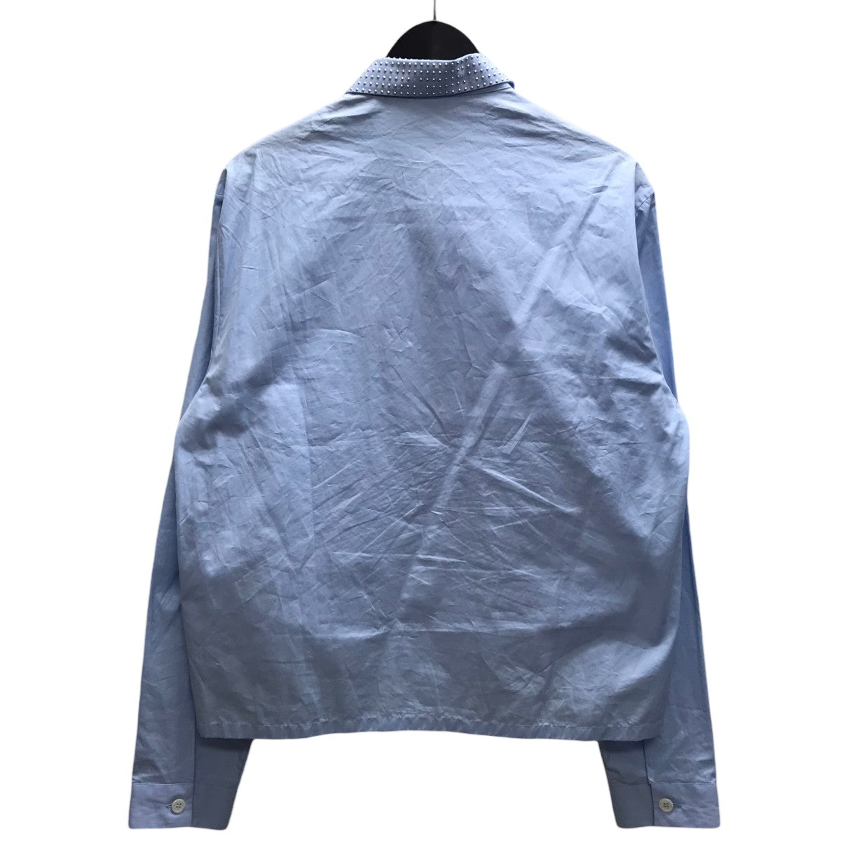 PRADA スタッズジップアップシャツジャケット 古着・中古-3枚目のアイテム画像