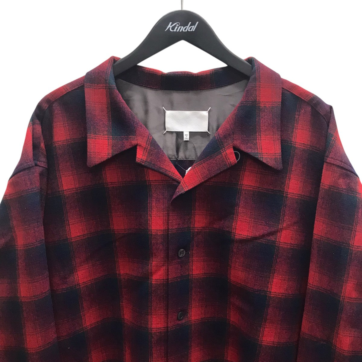 Maison Margiela×PENDLETON 23AW オーバーサイズチェックシャツ 古着・中古-2枚目のアイテム画像