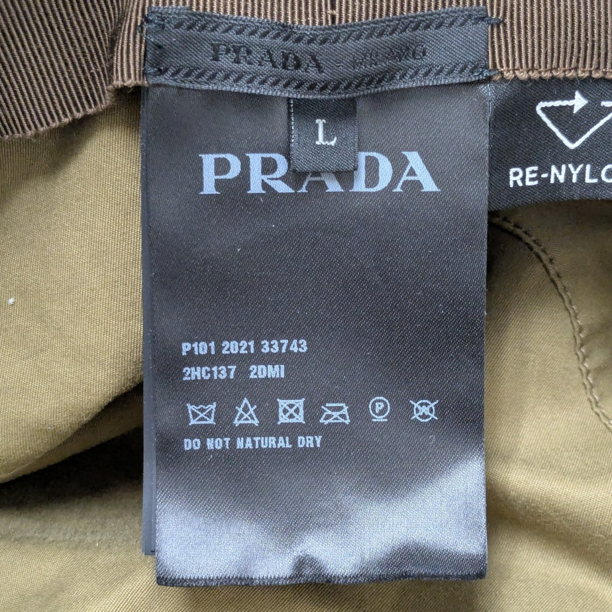 PRADA ナイロンバケットハット 古着・中古-7枚目のアイテム画像