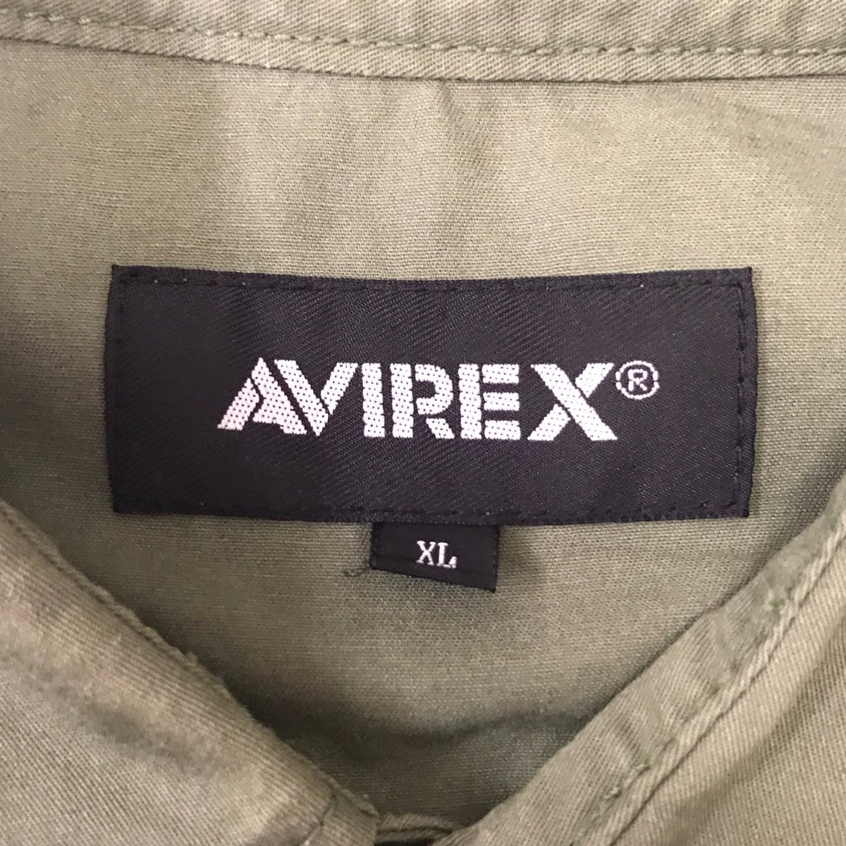 AVIREX バックプリントシャツ 古着・中古-6枚目のアイテム画像
