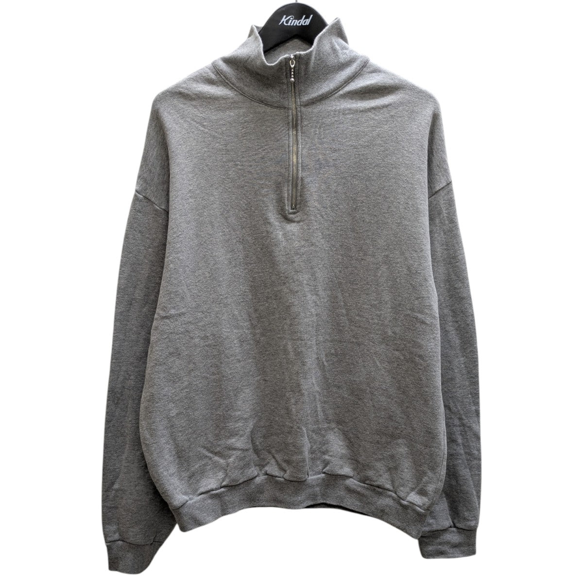ハーフジップスウェット