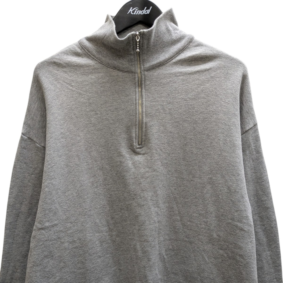ハーフジップスウェット