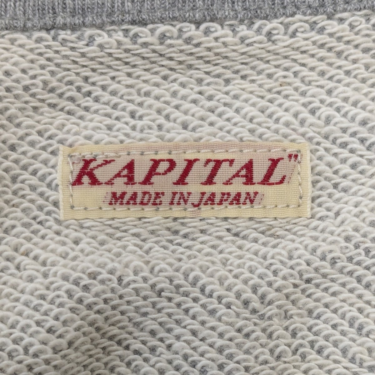 ハーフジップスウェット