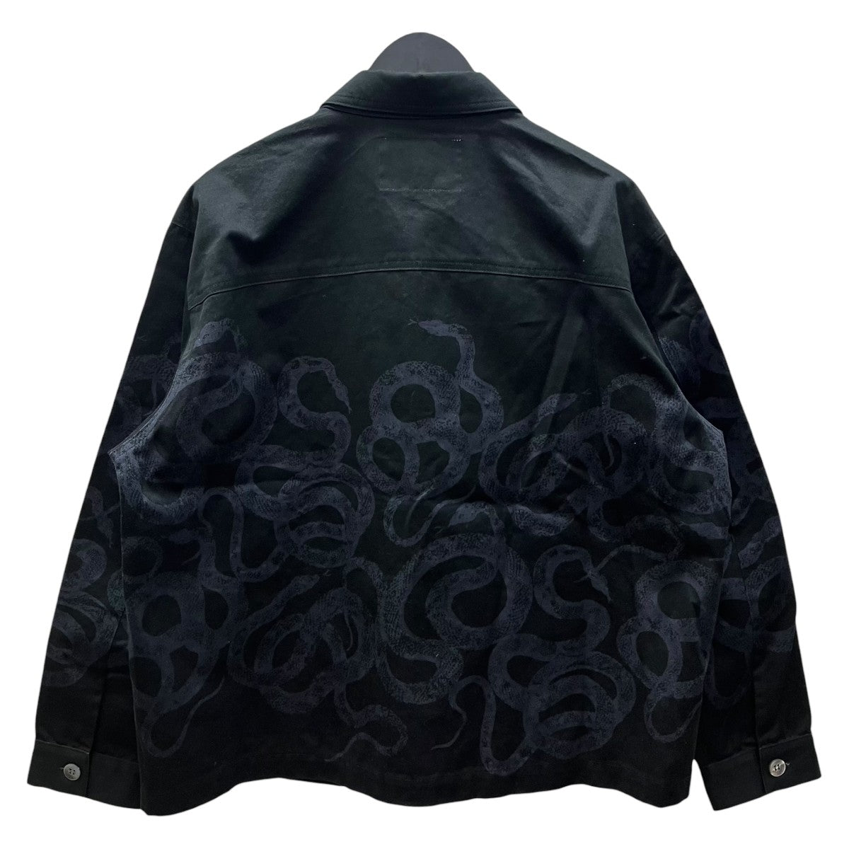 CALEE(キャリー) 25AWスネークスイングトップジャケット ブラック