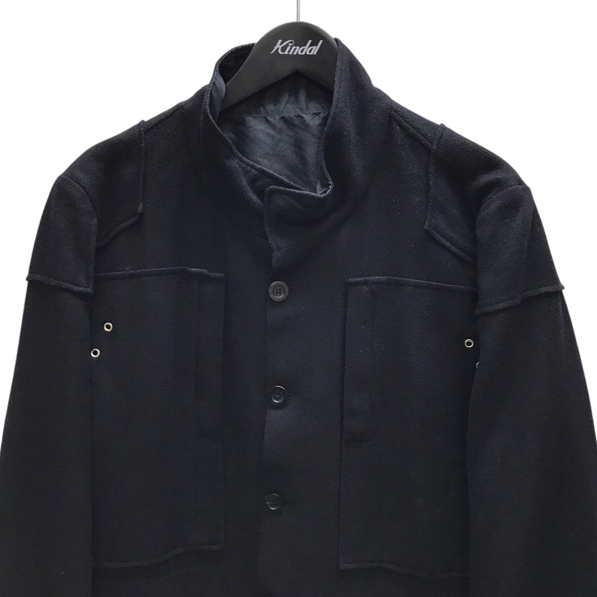 リックオウエンス　rick owens ジャケット RICK OWENS(リックオウエンス) コートジャケット ブラック サイズ L