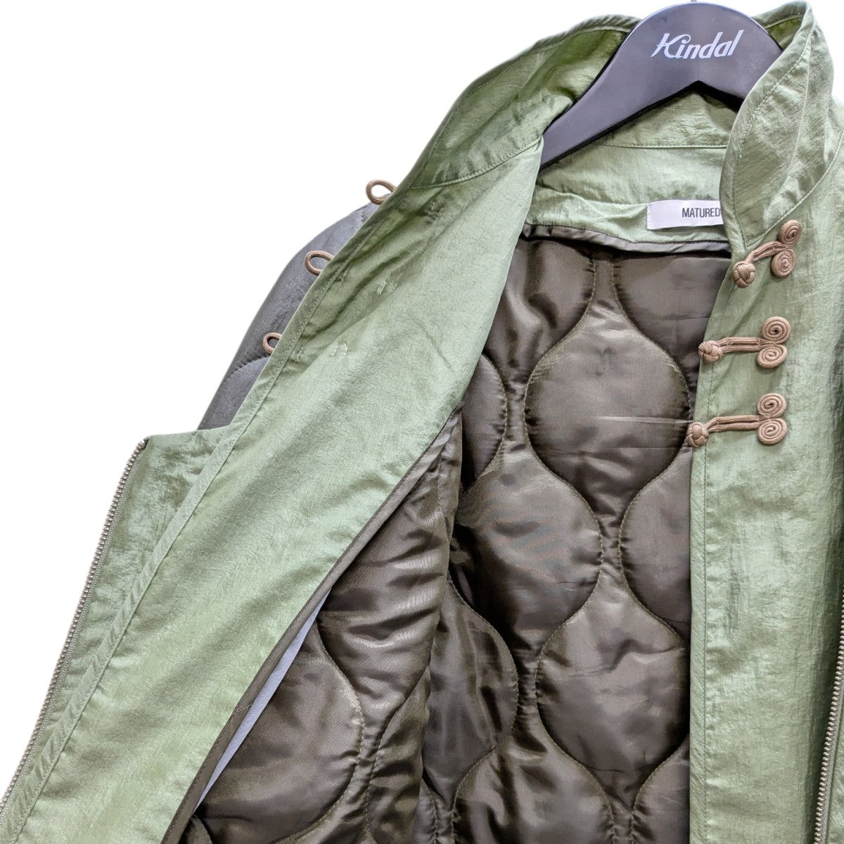 MATURED(マチュアード) キルティングコート 900554001 グリーン サイズ
