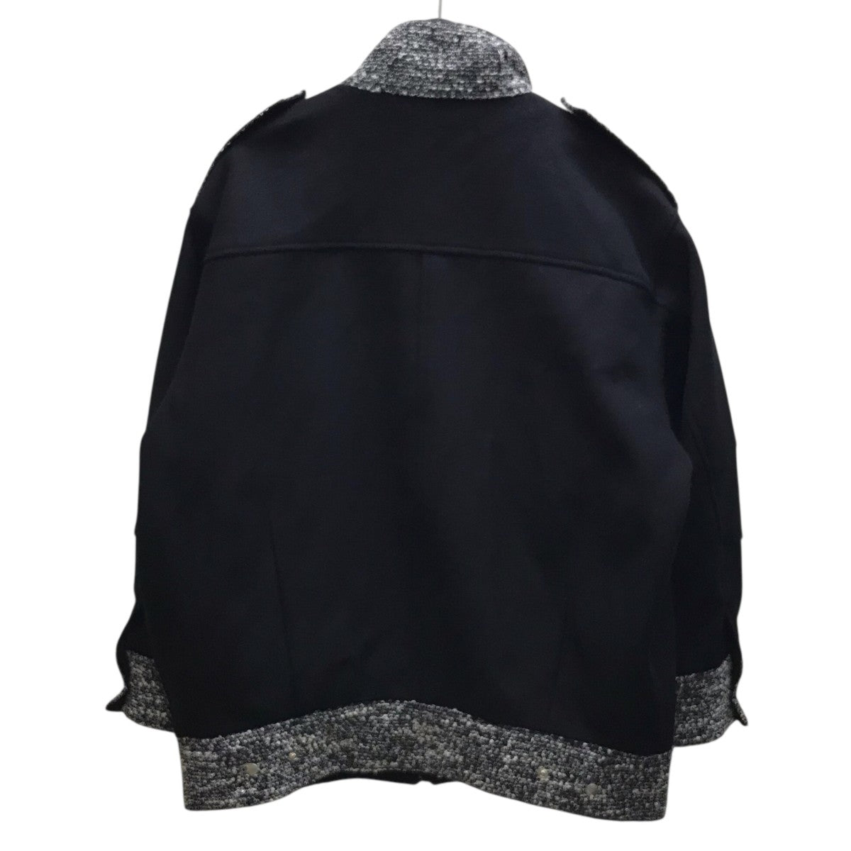 MATURED スタンドカラーツイードジャケット 古着・中古-2枚目のアイテム画像