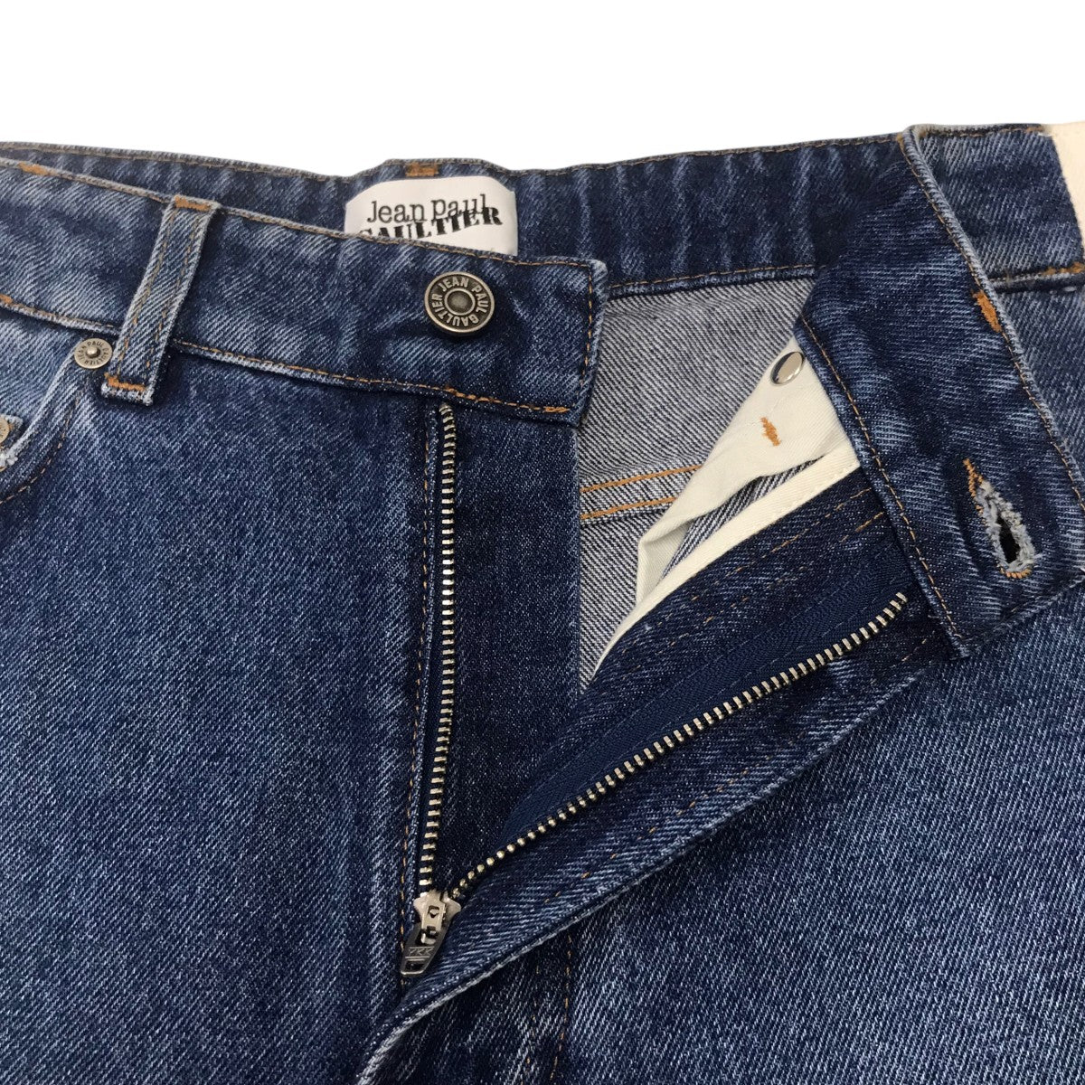 Jean Paul GAULTIER デニムパンツ／トロンプルイユ デニムパンツ 古着・中古-4枚目のアイテム画像