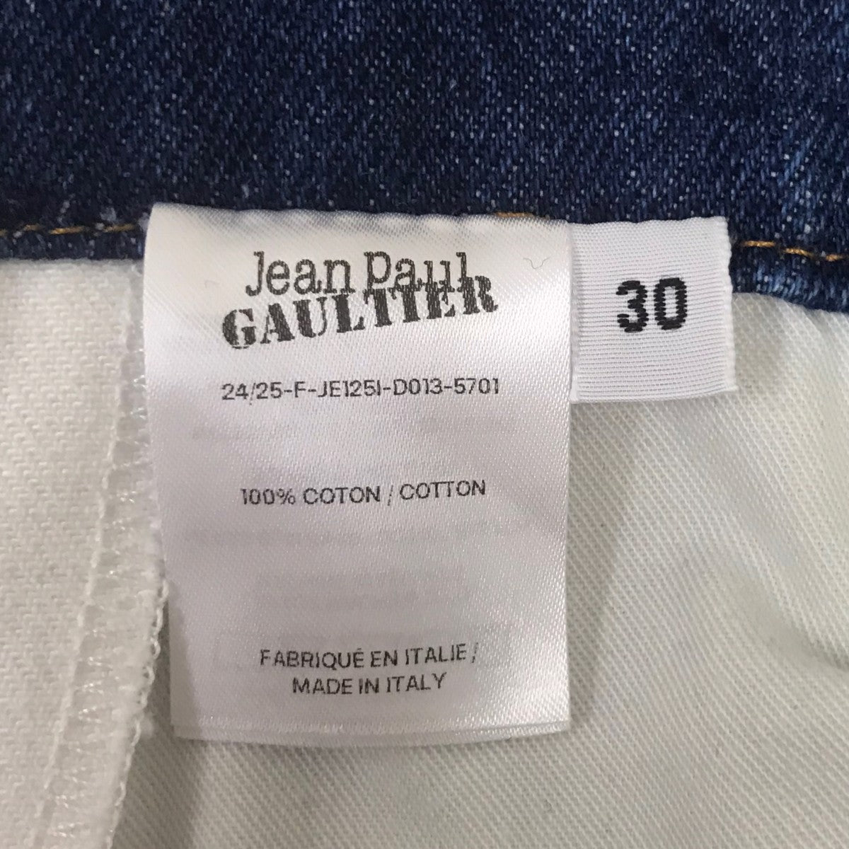 Jean Paul GAULTIER デニムパンツ／トロンプルイユ デニムパンツ 古着・中古-6枚目のアイテム画像