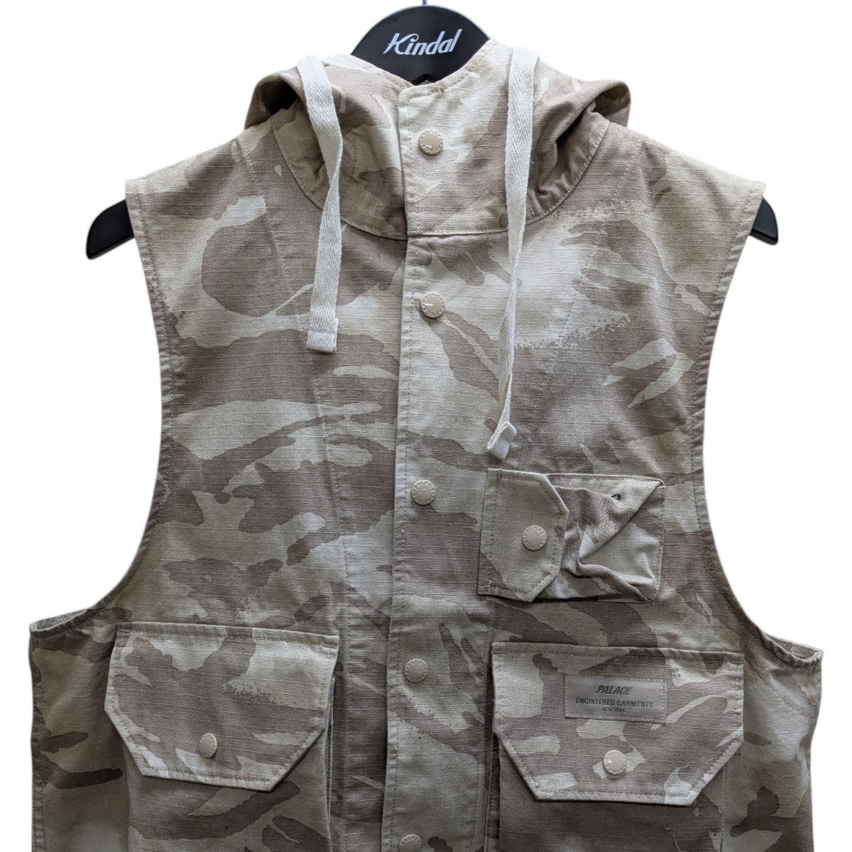 25SS「ENGINEERED GARMENTS HOODED VEST」ベスト