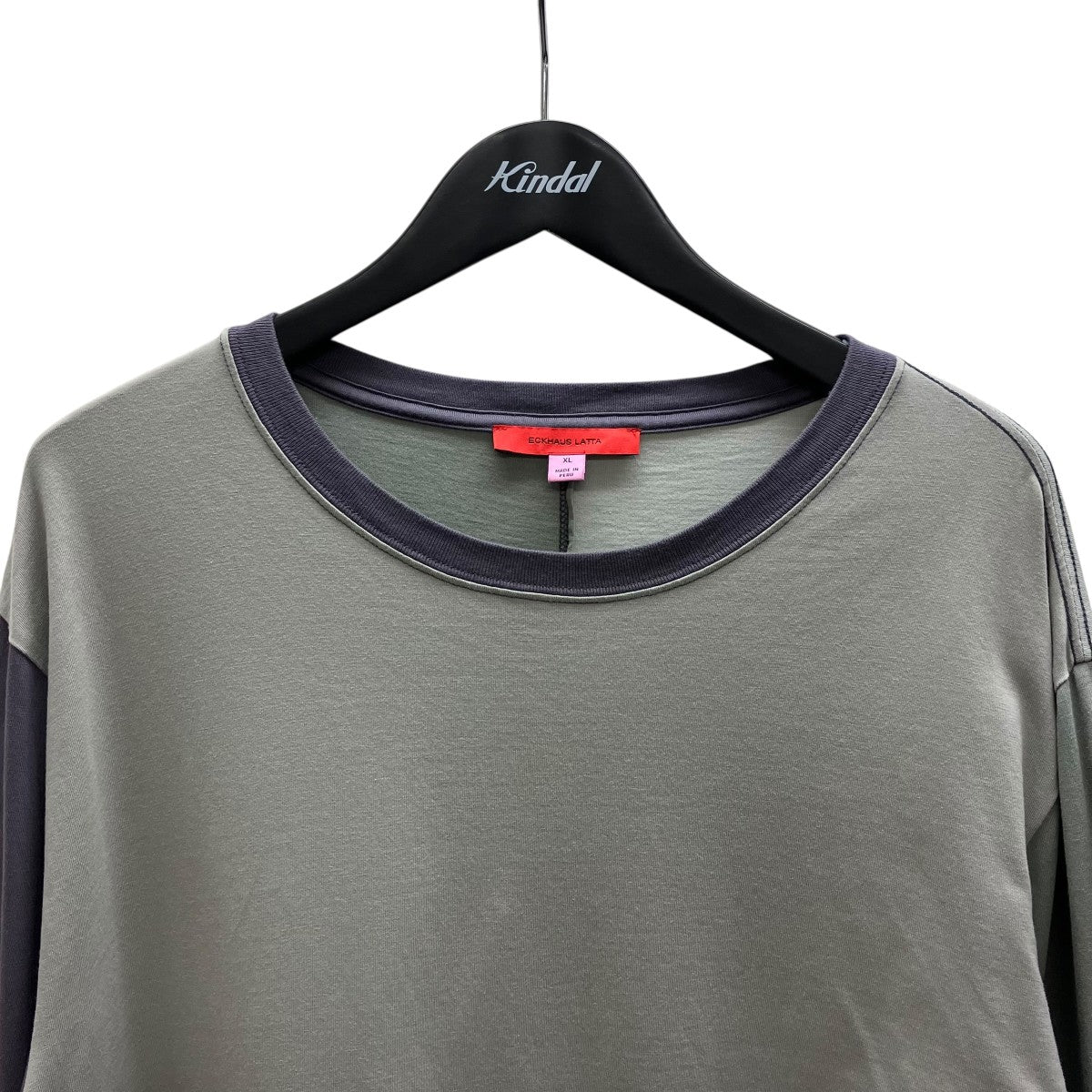 ECKHAUS LATTA 切替デザインロングカットソー 古着・中古-2枚目のアイテム画像