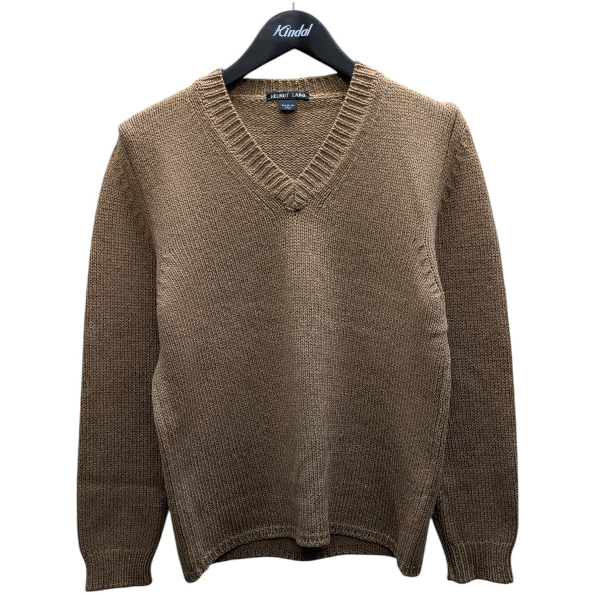 HELMUT LANG バスストップタグ 本人期 Vネックニット 古着・中古-1枚目のアイテム画像