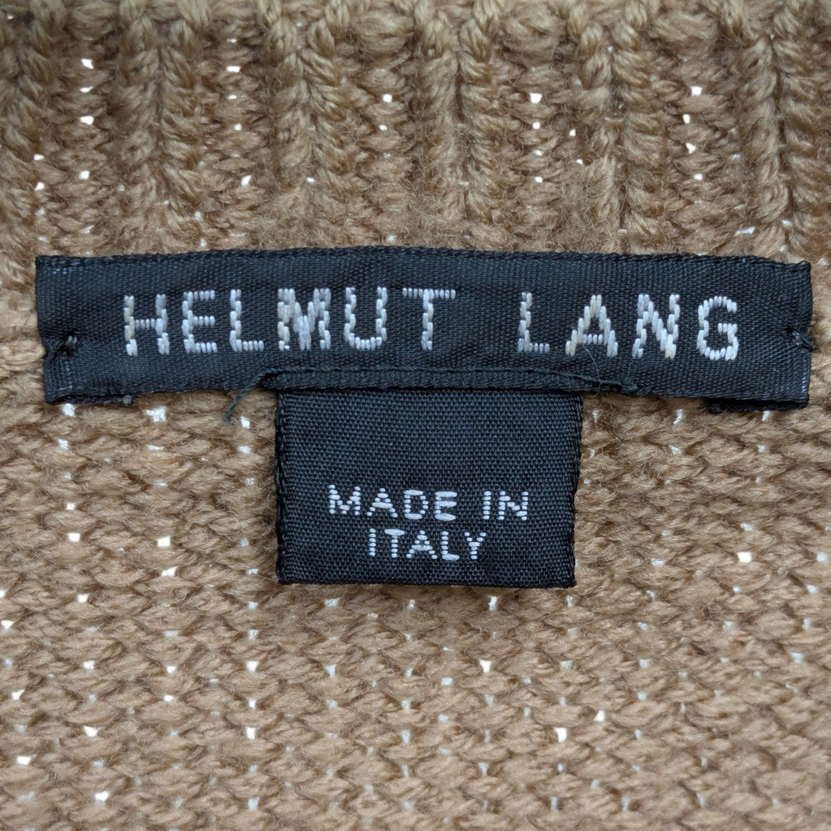 HELMUT LANG バスストップタグ 本人期 Vネックニット 古着・中古-6枚目のアイテム画像