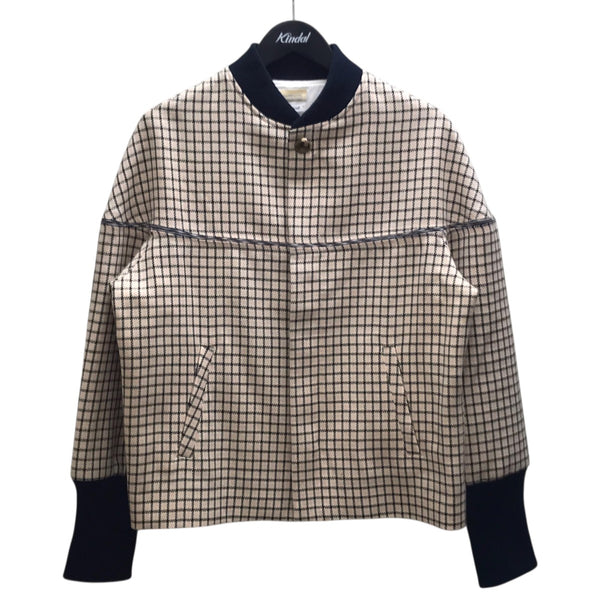 STEFAN COOKE(ステファンクック) チェックボンバージャケット