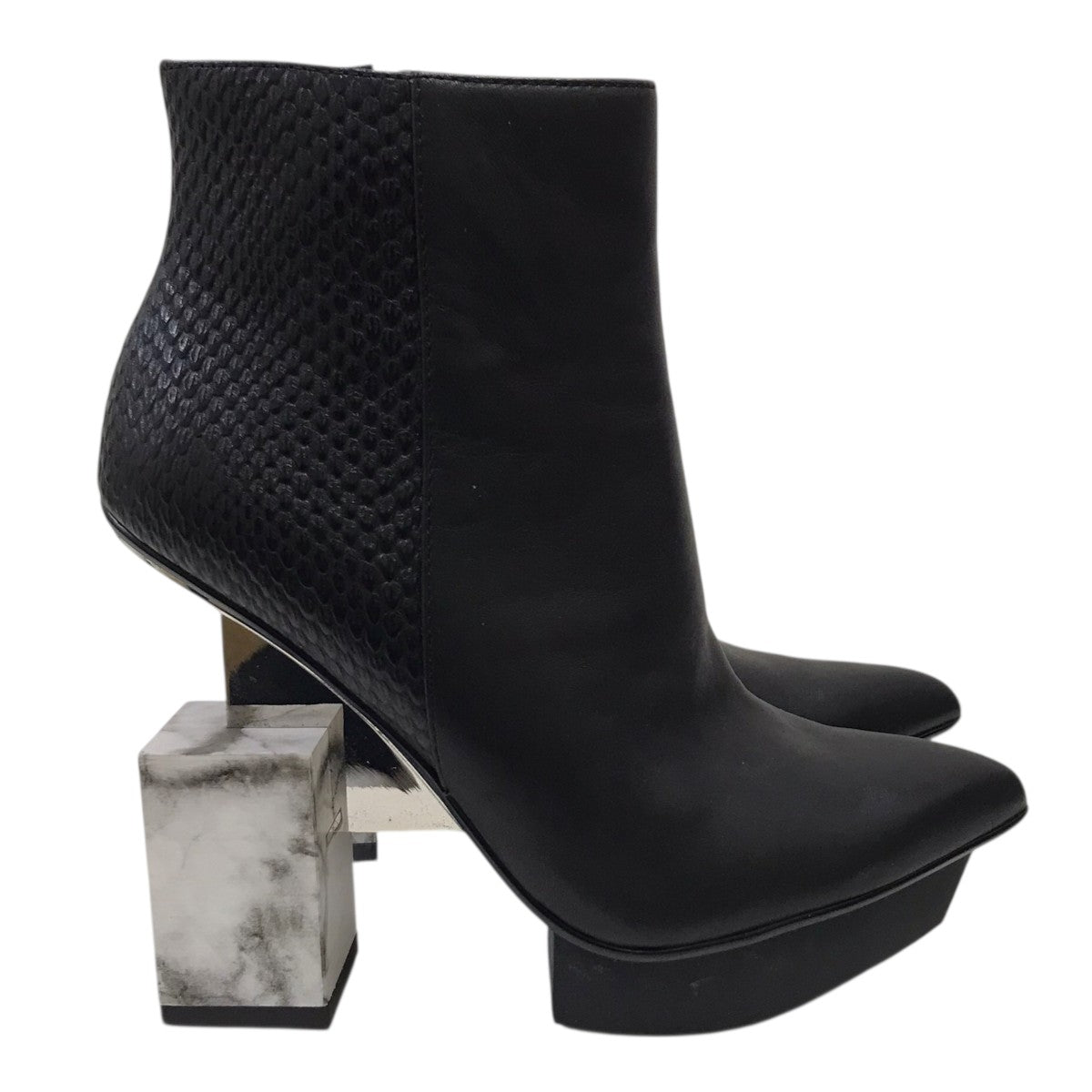 UNITED NUDE レザーブーツ 古着・中古-3枚目のアイテム画像