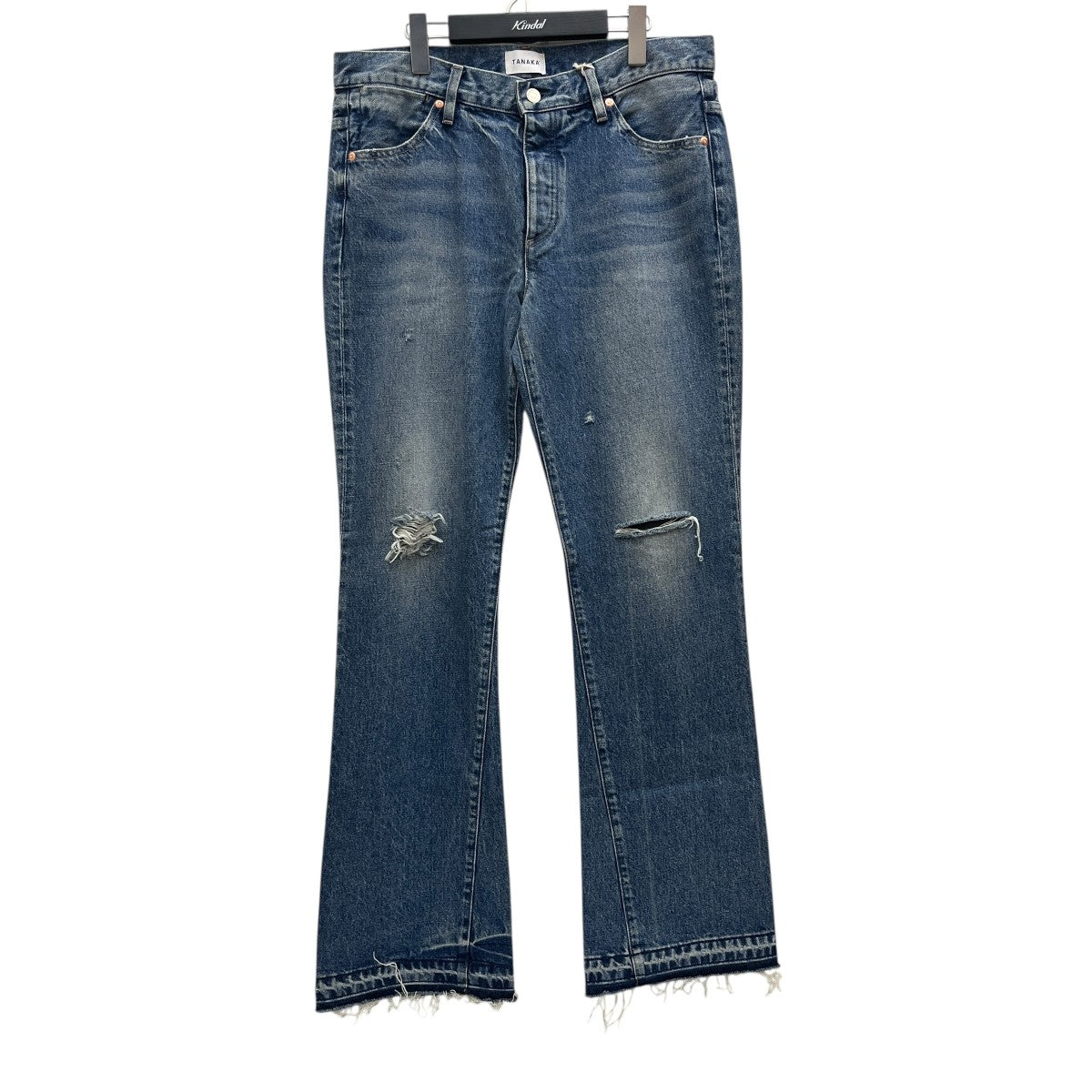 THE BOOTS JEAN TROUSERS VINTAGE BLUEブーツカットデニムパンツST-107