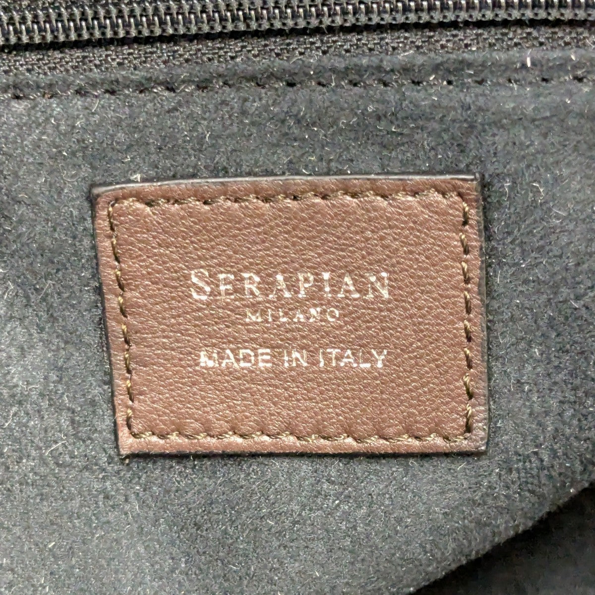 SERAPIAN MOSAICO Secret bagレザートートバッグ 古着・中古-10枚目のアイテム画像