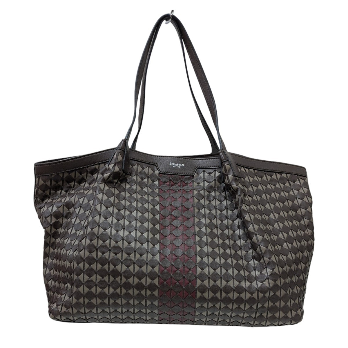 SERAPIAN MOSAICO Secret bagレザートートバッグ 古着・中古-2枚目のアイテム画像