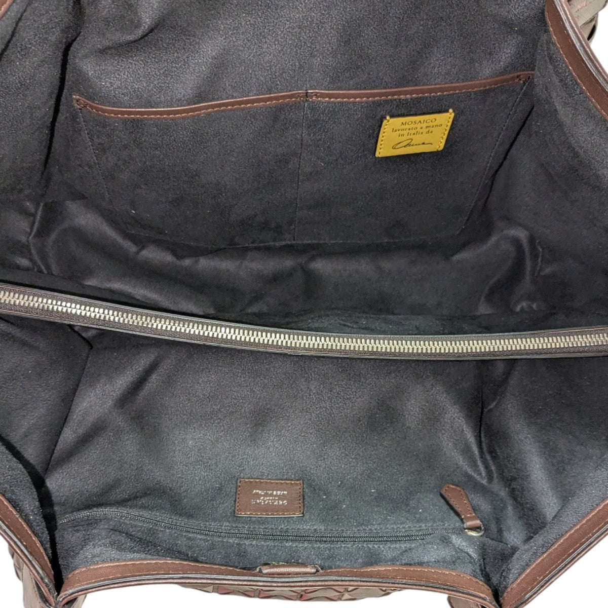 SERAPIAN MOSAICO Secret bagレザートートバッグ 古着・中古-9枚目のアイテム画像