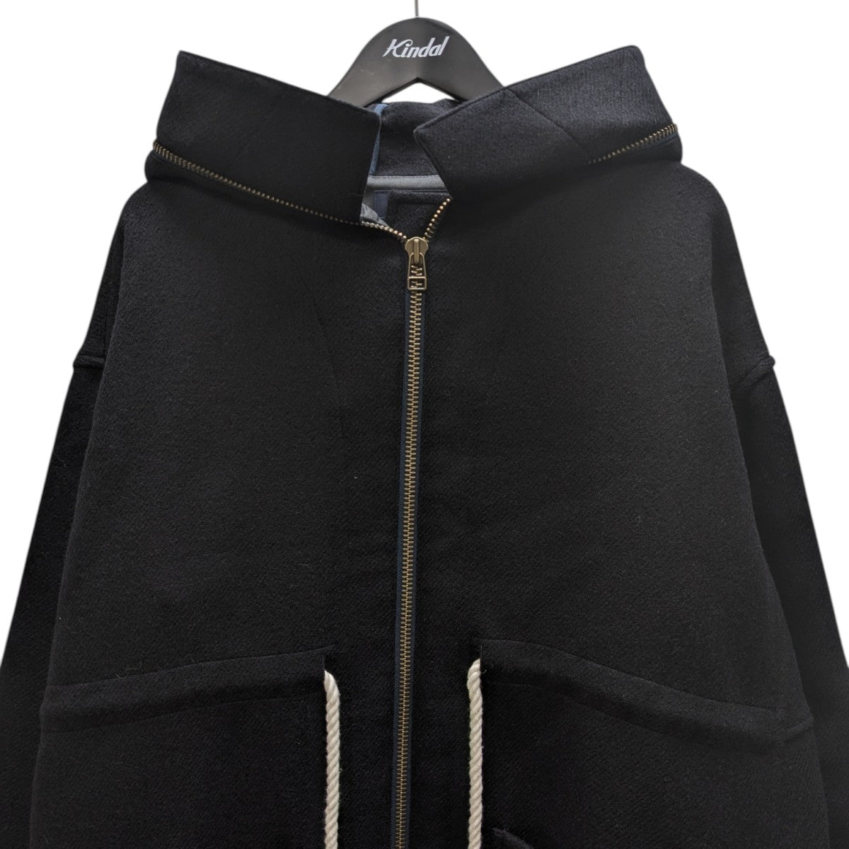 HOODED COAT WOOL フーデッドコート