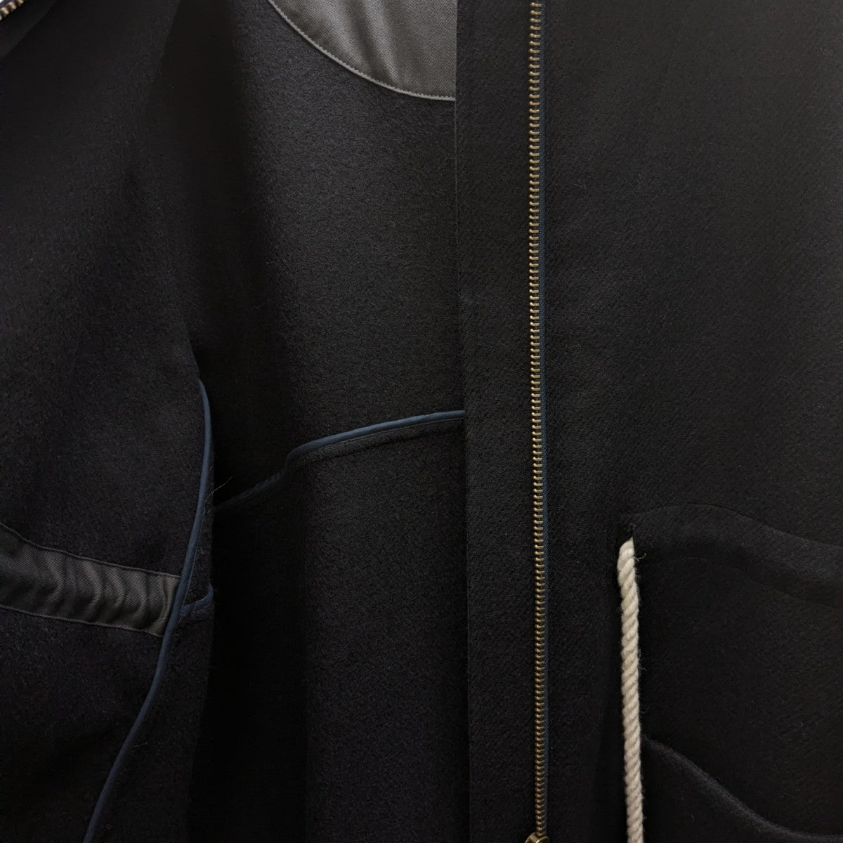 HOODED COAT WOOL フーデッドコート