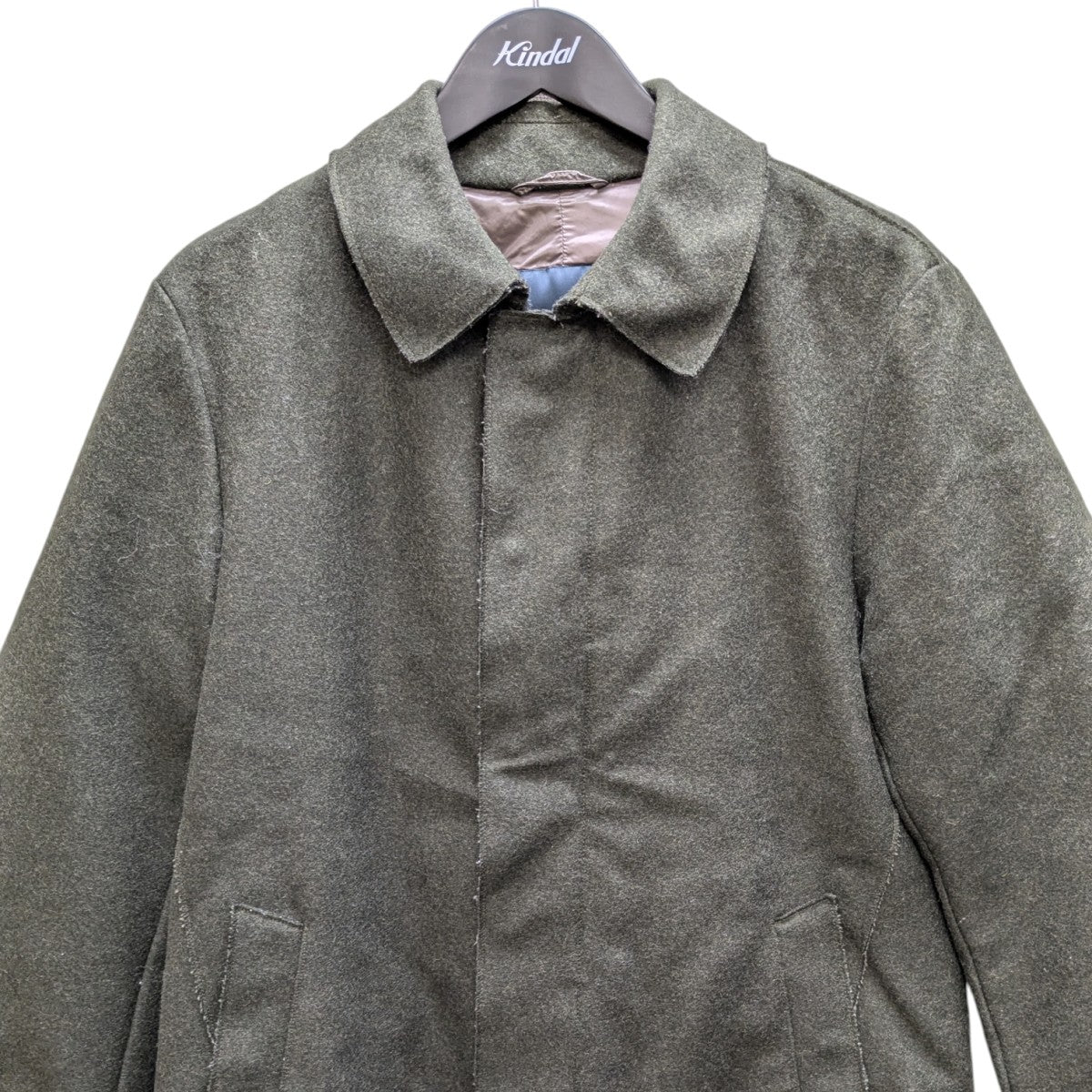 A-line wool short coat コート
