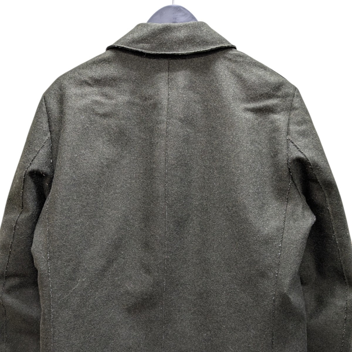 A-line wool short coat コート