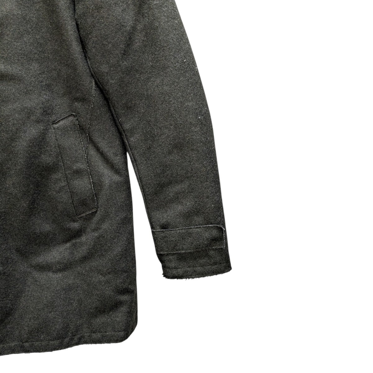 A-line wool short coat コート