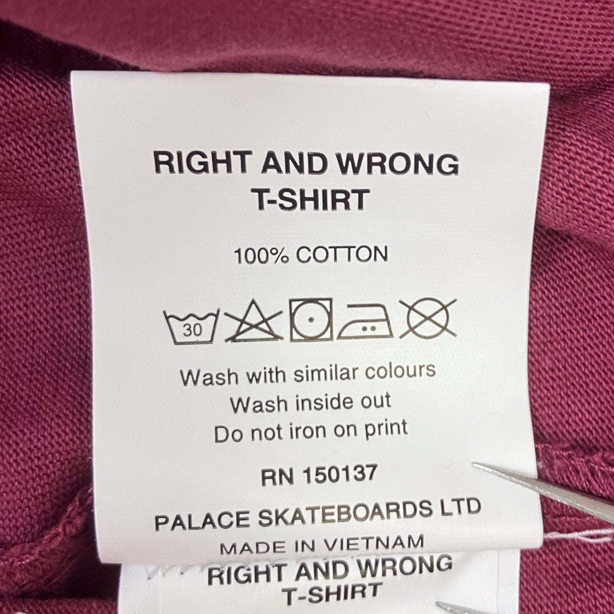 25FW RIGHT AND WRONG T-SHIRT半袖Tシャツ
