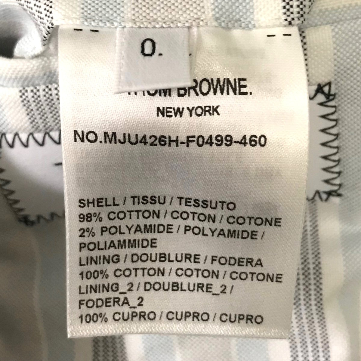 テーラードジャケットMJU426H-F0499-460