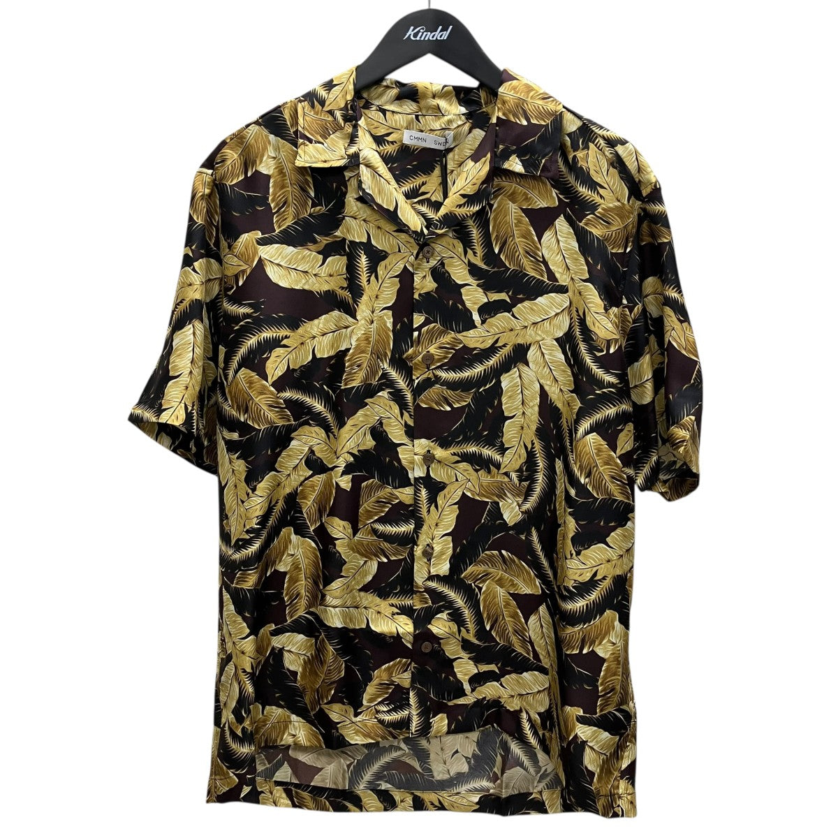 CMMN SWDN シルク半袖シャツ 古着・中古-1枚目のアイテム画像