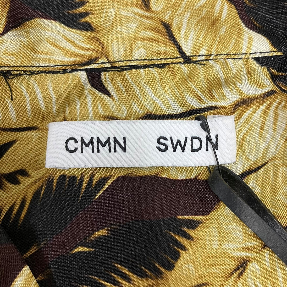 CMMN SWDN シルク半袖シャツ 古着・中古-5枚目のアイテム画像