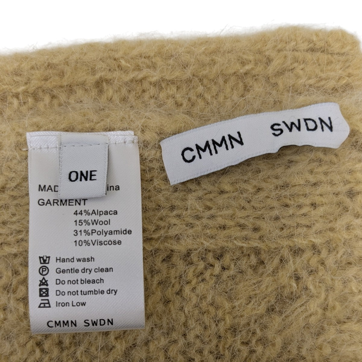 ARAN SCARF アルパカ混マフラー