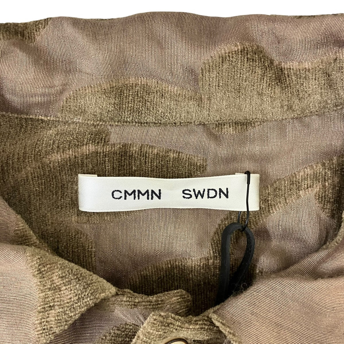 CMMN SWDN 25AW Ario Paisley Shirt Grey Paisley 長袖シャツ 古着・中古-5枚目のアイテム画像