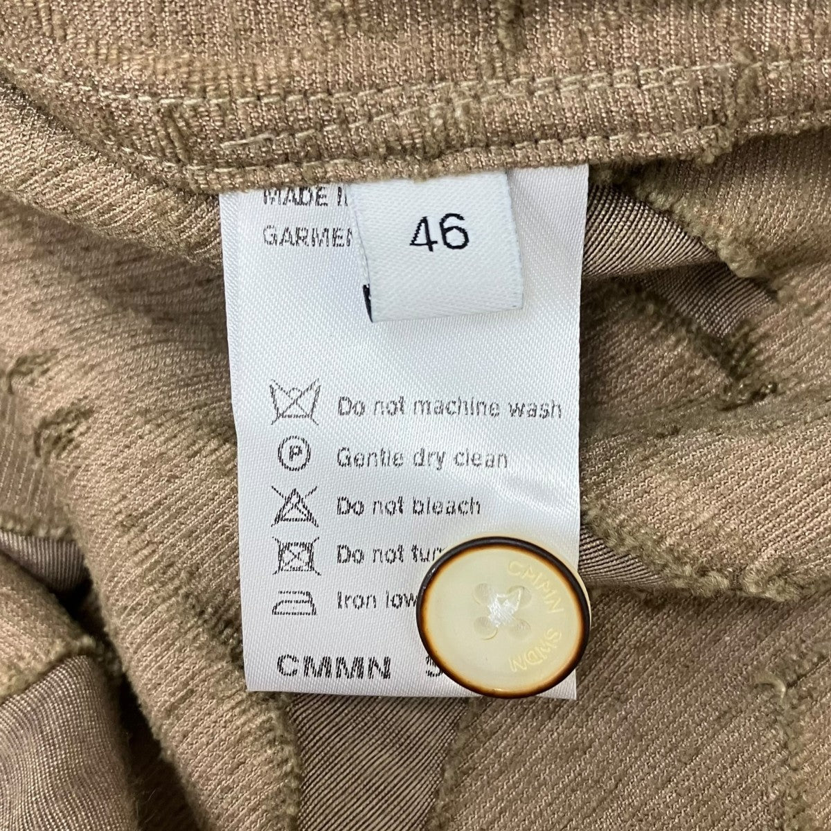 CMMN SWDN 25AW Ario Paisley Shirt Grey Paisley 長袖シャツ 古着・中古-6枚目のアイテム画像