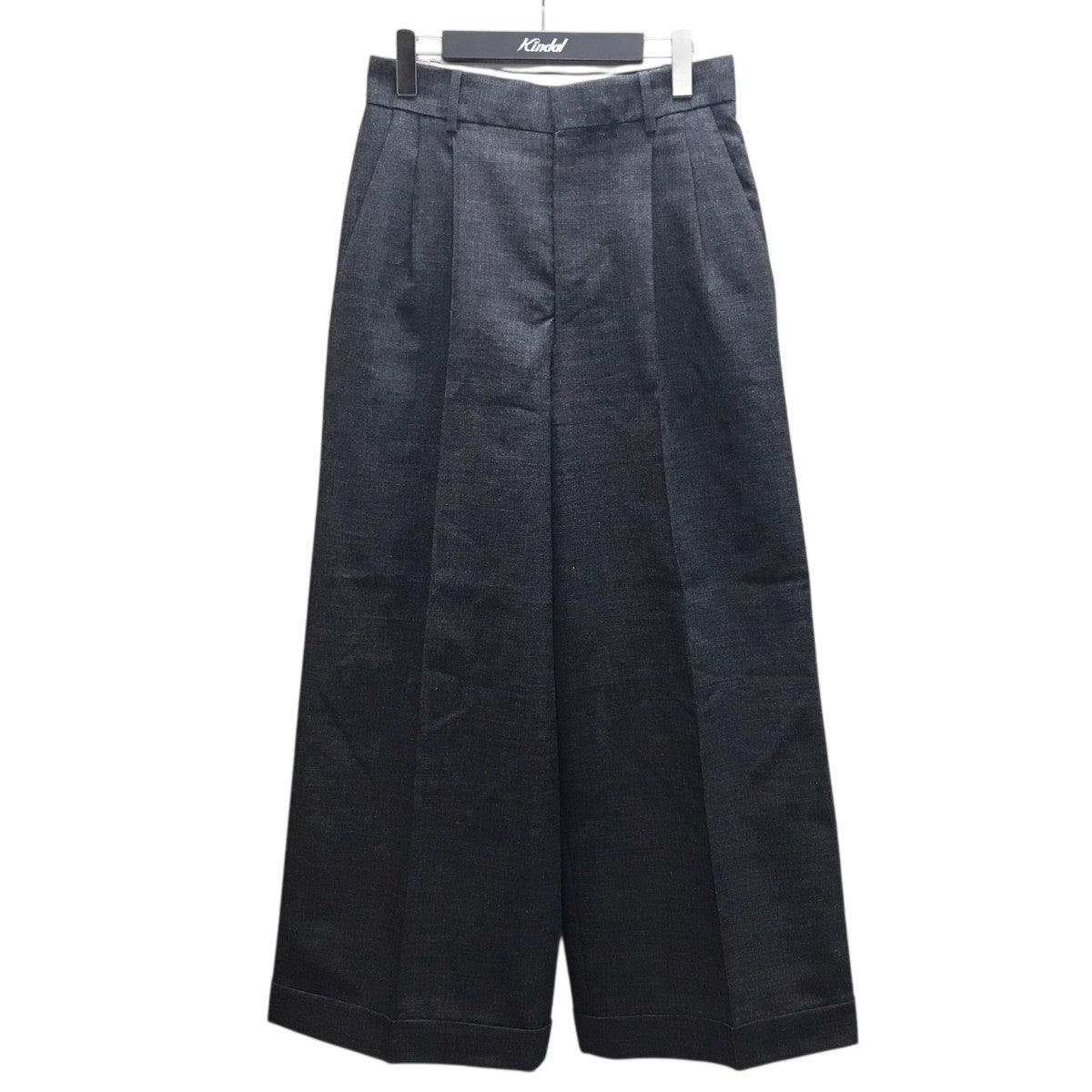 WIDE TUCK PT WOOL ワイドタックパンツ