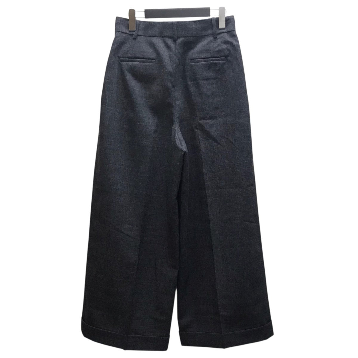 WIDE TUCK PT WOOL ワイドタックパンツ