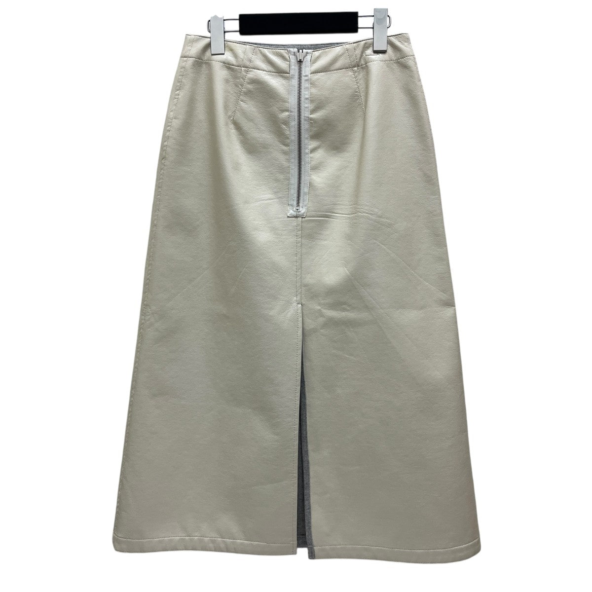 AURALEE ウールカシミヤラミネートスカートA20AS03WE 古着・中古-2枚目のアイテム画像