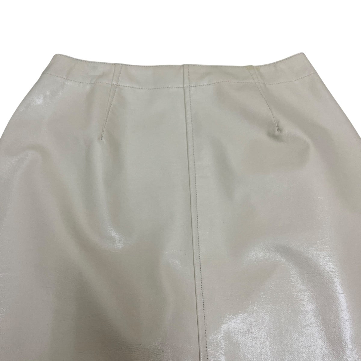 AURALEE ウールカシミヤラミネートスカートA20AS03WE 古着・中古-3枚目のアイテム画像