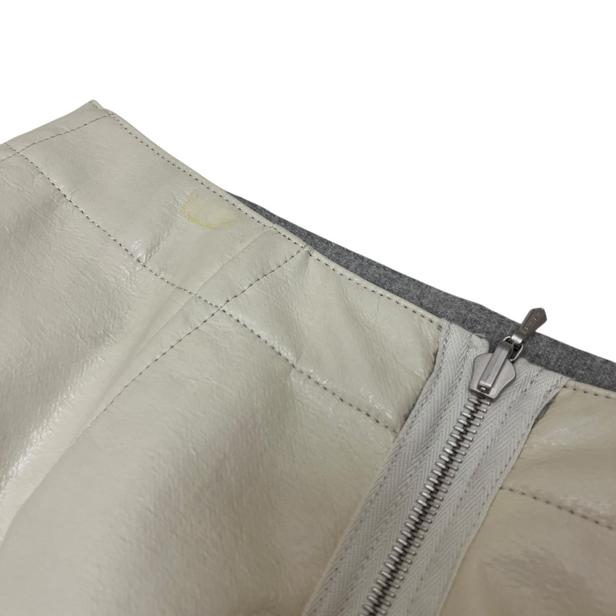 AURALEE ウールカシミヤラミネートスカートA20AS03WE 古着・中古-5枚目のアイテム画像