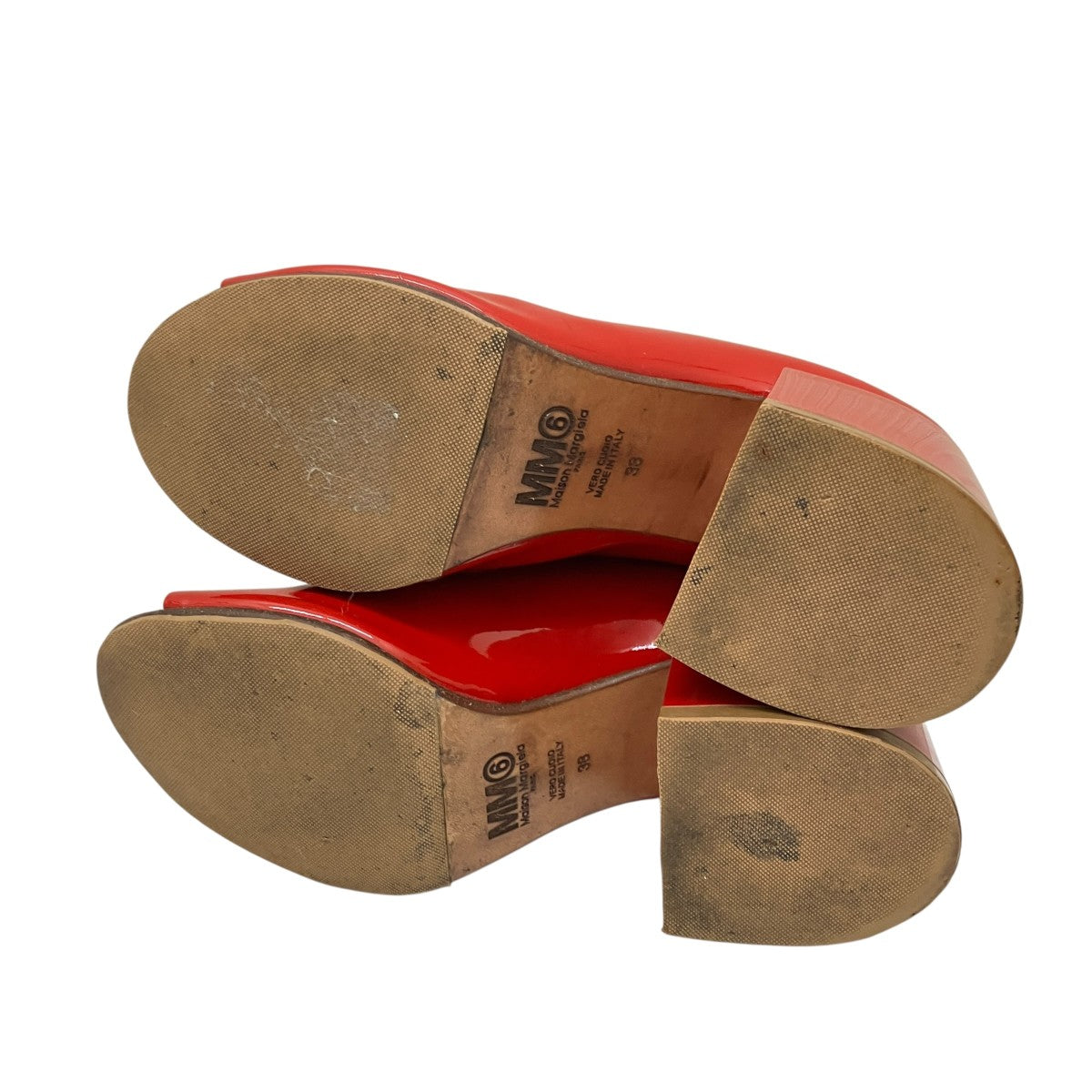 MM6 Maison Margiela エナメルサンダル 古着・中古-5枚目のアイテム画像